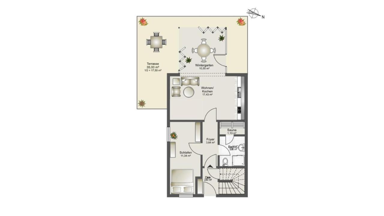 Ferienhaus Rotdorn Wiek auf Ruegen Luaran gambar